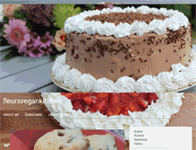 Tablet Screenshot of fleursvegankitchen.com